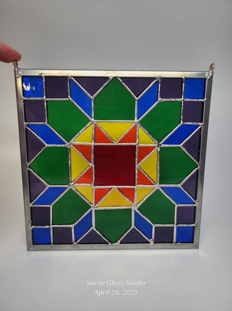 Stained Glass Quilt Square